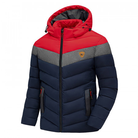 Casual Warm Thick Waterproof Jacket Blue